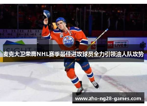 麦克大卫荣膺NHL赛季最佳进攻球员全力引领油人队攻势 麦克大卫荣膺NHL赛季最佳进攻球员全力引领油人队攻势